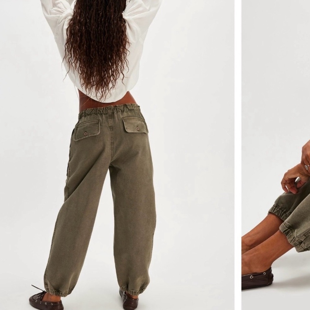 NWT Free People River Stone
Pants - Muted Basil / Army
Green - Large - Picture 2 of 8